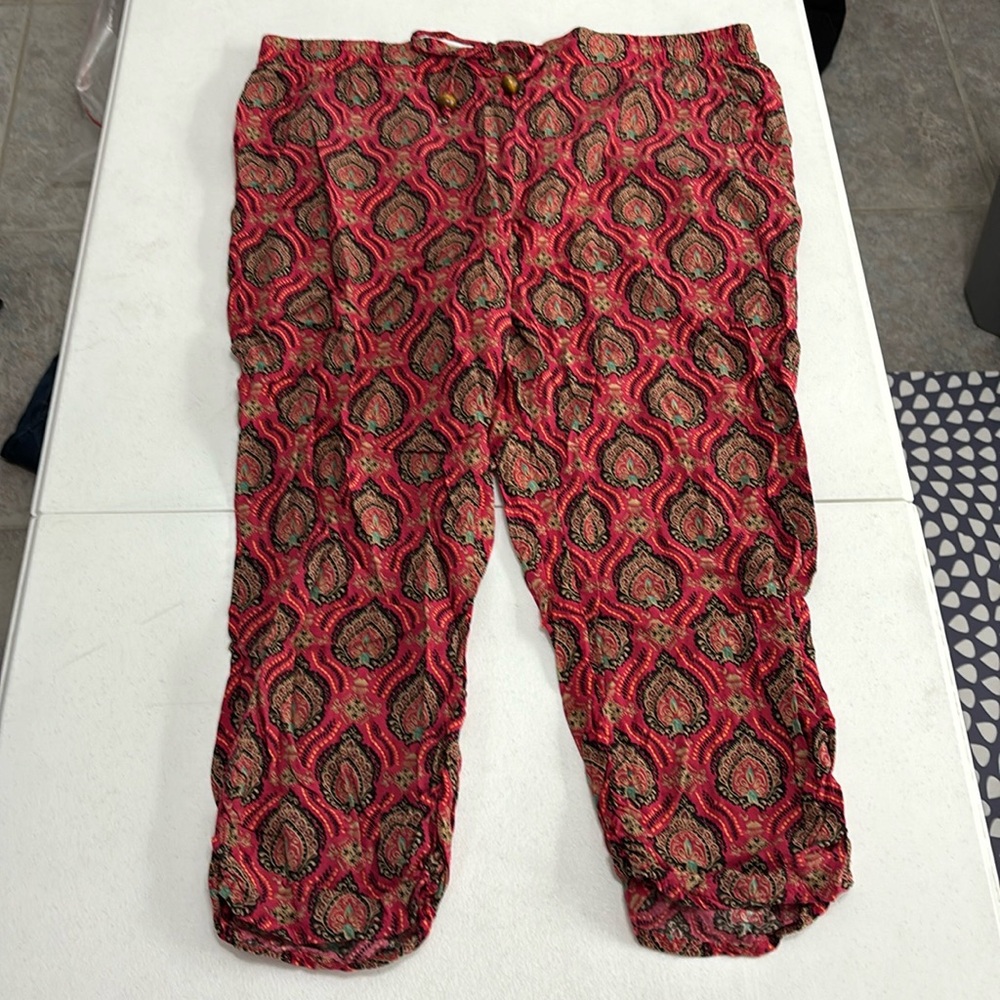 American Rag soft ankle jogger ethnic print